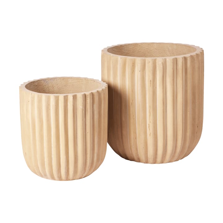 Vaso Fiber confezione da 2 - Antique beige - Broste Copenhagen