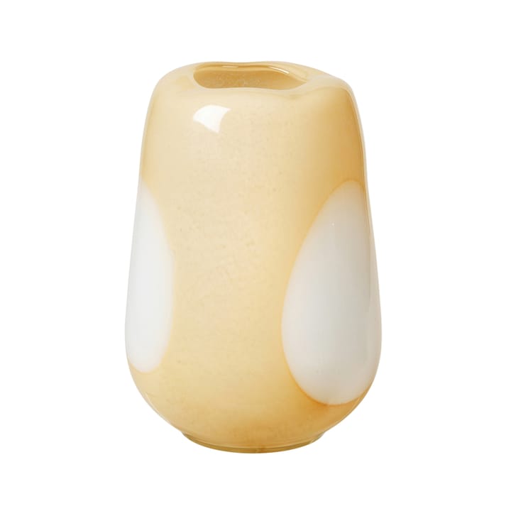 Vaso in vetro Ada Dot 26 cm - golden fleece yellow - Broste Copenhagen