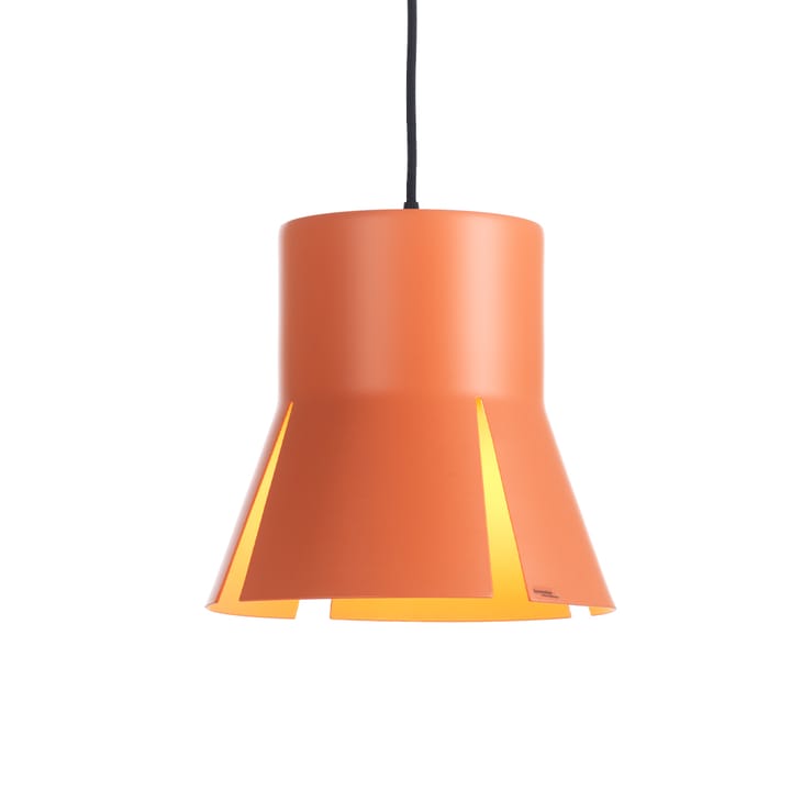 Lampadario Split 29 - arancione opaco, cavo tessile nero - Bsweden