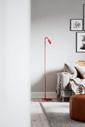 Lampada da terra Curve 146 cm - Rosso scuro - By Rydéns