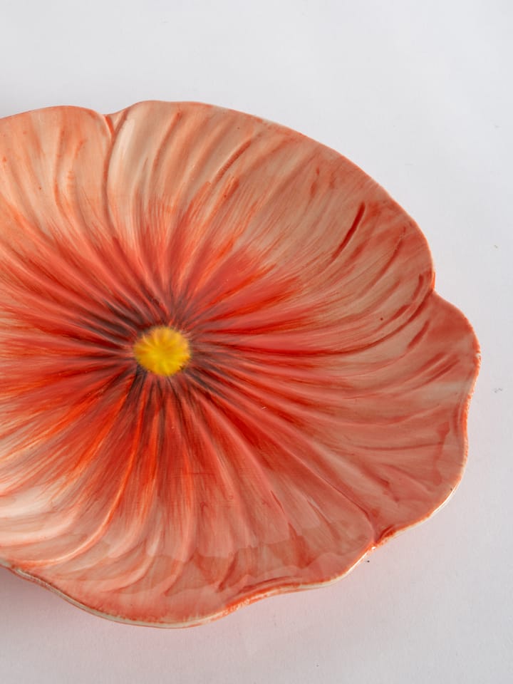 Piattino Poppy 20.5x21 cm, Rosso Byon