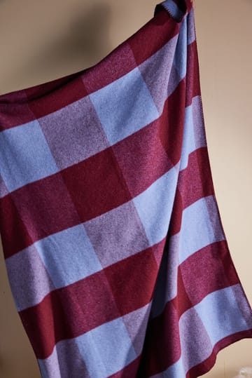 Plaid Embrace 130x200 cm - Azzurro-bordeaux - Byon