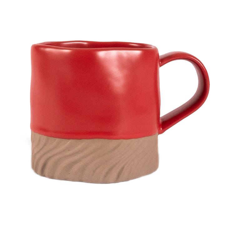 Tazza Swirl 38 cl - rosso, beige - Byon