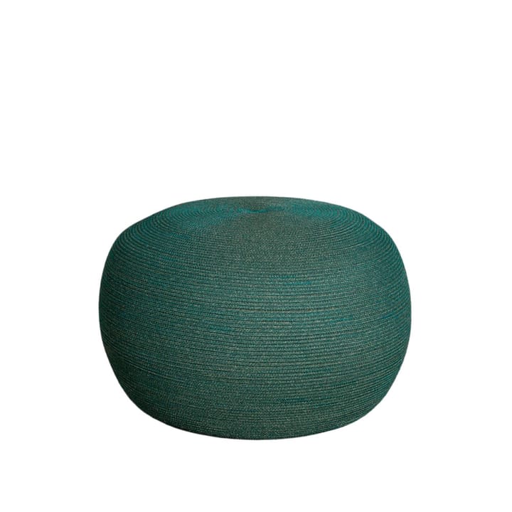 Poggiapiedi Circle Ø75 cm - Verde scuro - Cane-line