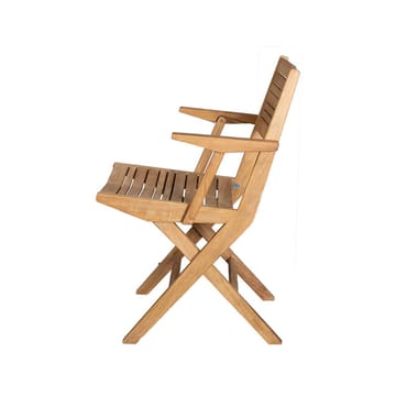 Sedia pieghevole Flip - Teak, con braccioli - Cane-line