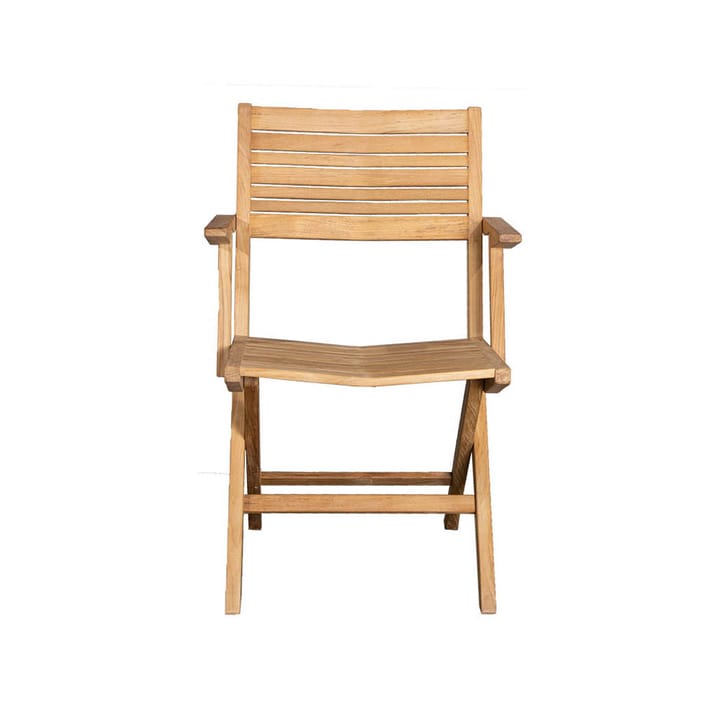 Sedia pieghevole Flip - Teak, con braccioli - Cane-line