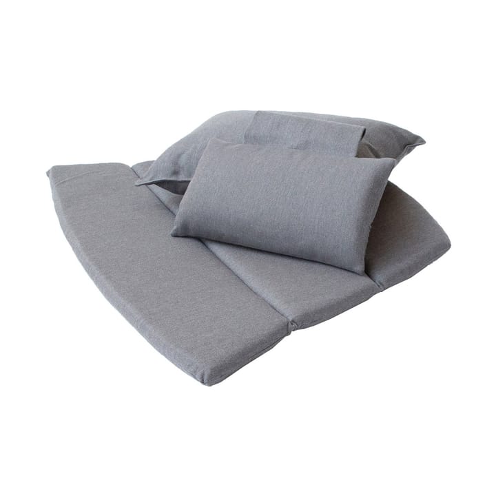 Set di cuscini Breeze per poltrona lounge con schienale alto - Cane-line Grigio Natté - Cane-line