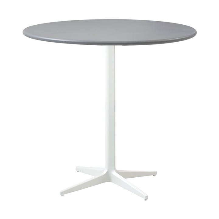 Tavolino da caffè Drop Ø80 cm - Grigio chiaro-bianco - Cane-line