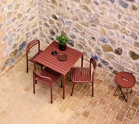 Tavolo da pranzo Bliss 81x81 cm, Desert red Cane-line