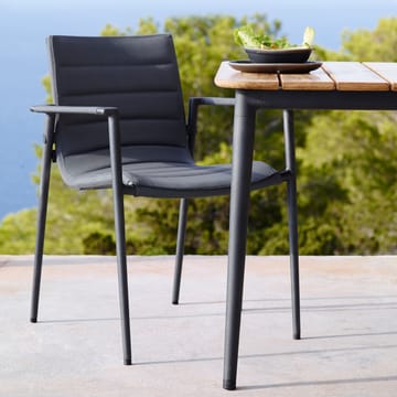 Tavolo da pranzo Core in teak 160x100x74 cm - Cavalletto taupe - Cane-line