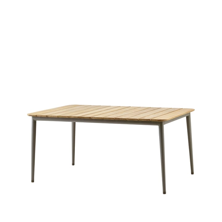 Tavolo da pranzo Core in teak 160x100x74 cm - Cavalletto taupe - Cane-line