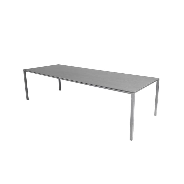 Tavolo da pranzo Pure - Grigio basalto-chiaro grigio 280x100 cm - Cane-line