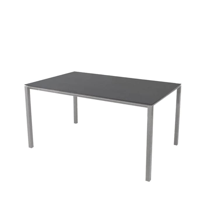 Tavolo da pranzo Pure - Grigio basalto-grigio chiaro 150x90 cm - Cane-line