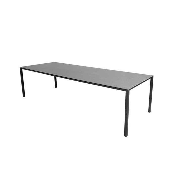 Tavolo da pranzo Pure - Grigio basalto-grigio lava 280x100 cm - Cane-line