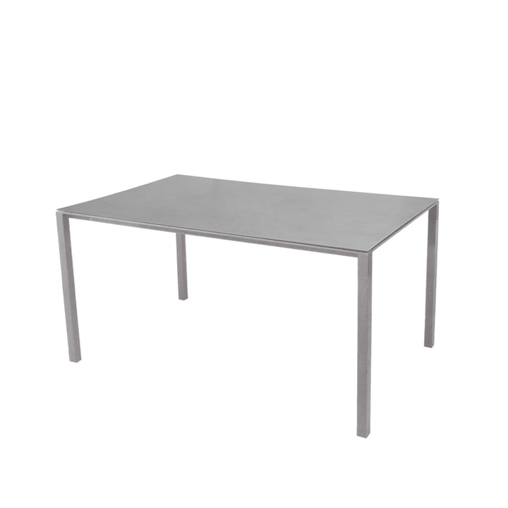 Tavolo da pranzo Pure - Grigio cemento-chiaro grigio 150x90 cm - Cane-line