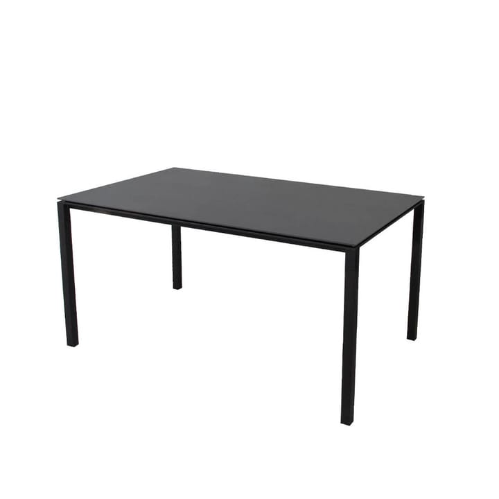 Tavolo da pranzo Pure - Nero-lava grigio 150x90 cm - Cane-line