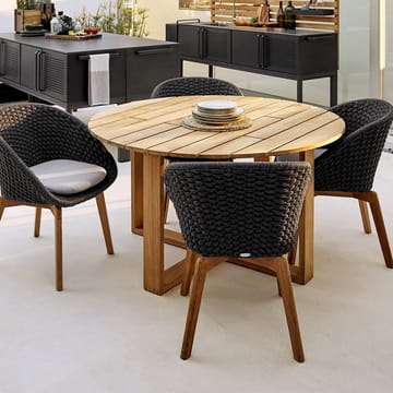 Tavolo da pranzo rotondo in teak Endless - Ø130 cm - Cane-line