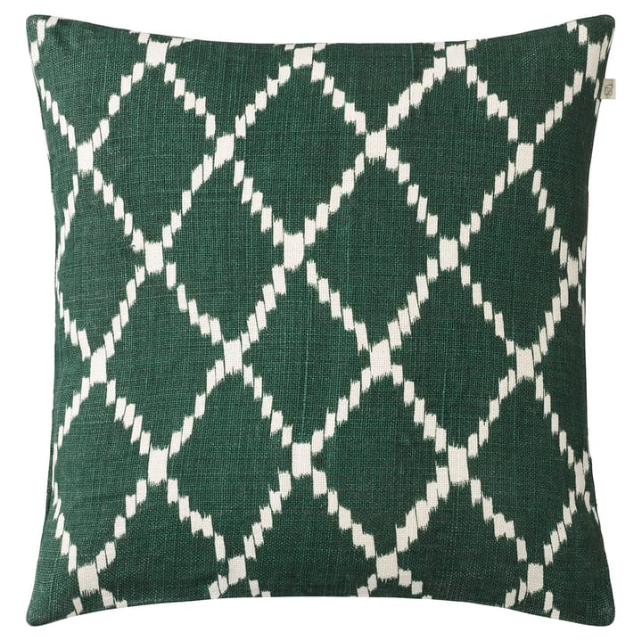 Copricuscino Ikat Kerela 50x50 cm - Verde-bianco  - Chhatwal & Jonsson