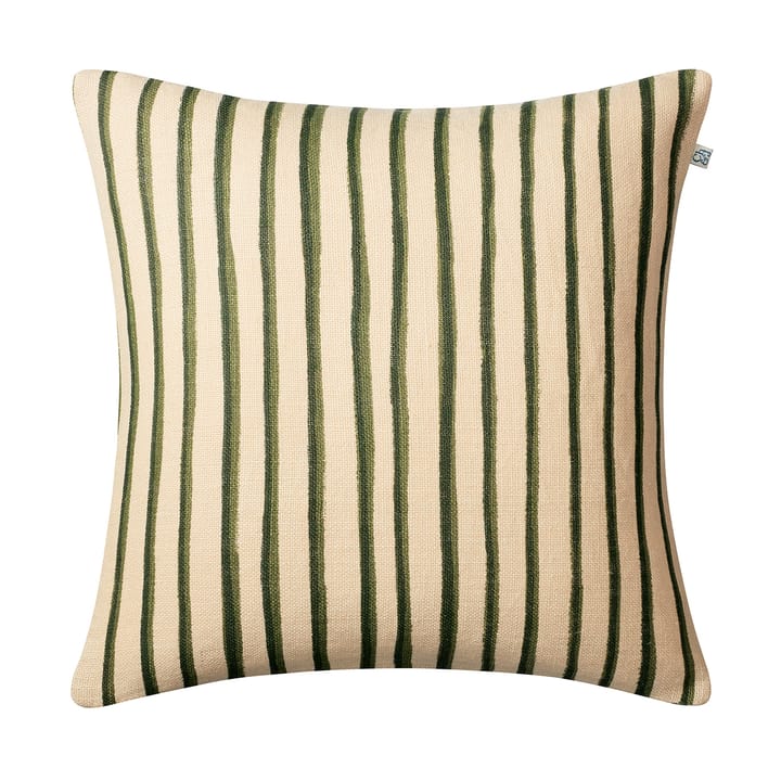 Copricuscino Jaipur Stripe 50x50 cm - beige-verde-verde - Chhatwal & Jonsson