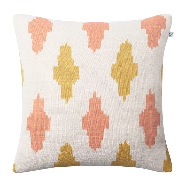 Federa Ikat Agra, 50x50 cm - Rosa, giallo spezia - Chhatwal & Jonsson