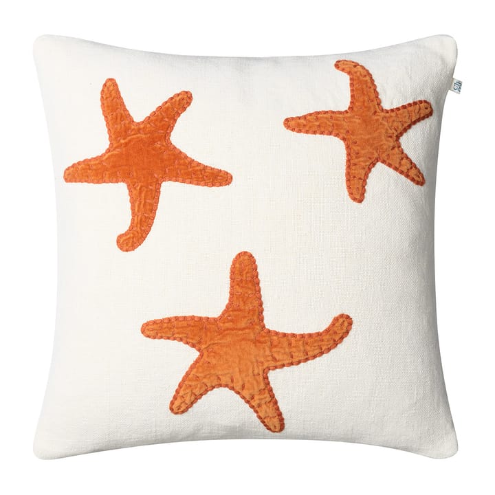 Federa Star Fish 50x50 cm - Bianco sporco-arancione - Chhatwal & Jonsson