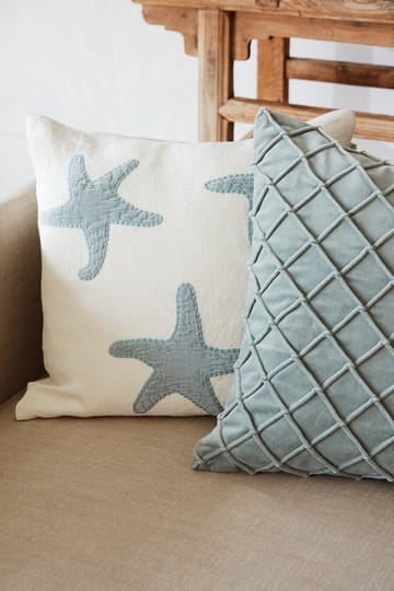 Federa Star Fish 50x50 cm - Bianco sporco-verde acqua - Chhatwal & Jonsson