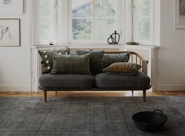 Federa Tattersall 40x60 cm - Forest green-cognac - Chhatwal & Jonsson