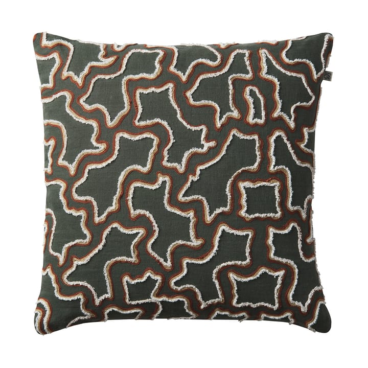 Fodera cuscino Kunal 50x50 cm - Forest Green-terracotta - Chhatwal & Jonsson