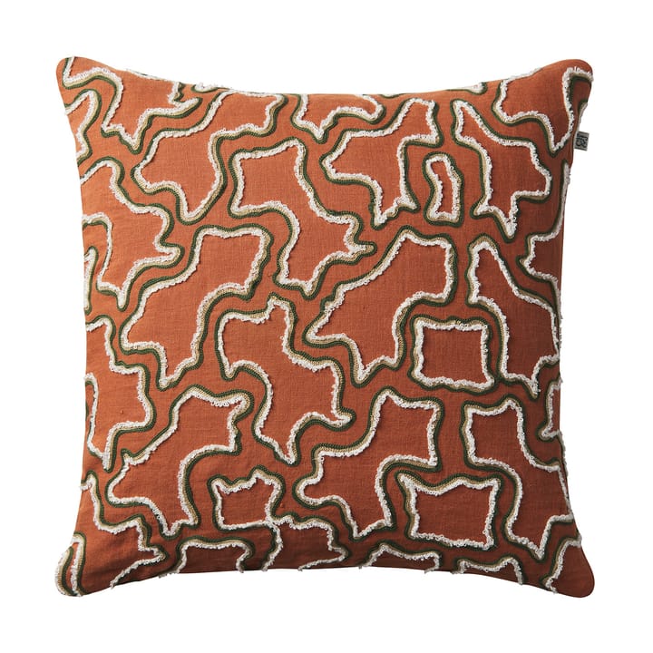 Fodera cuscino Kunal 50x50 cm - Terracotta-verde foresta - Chhatwal & Jonsson