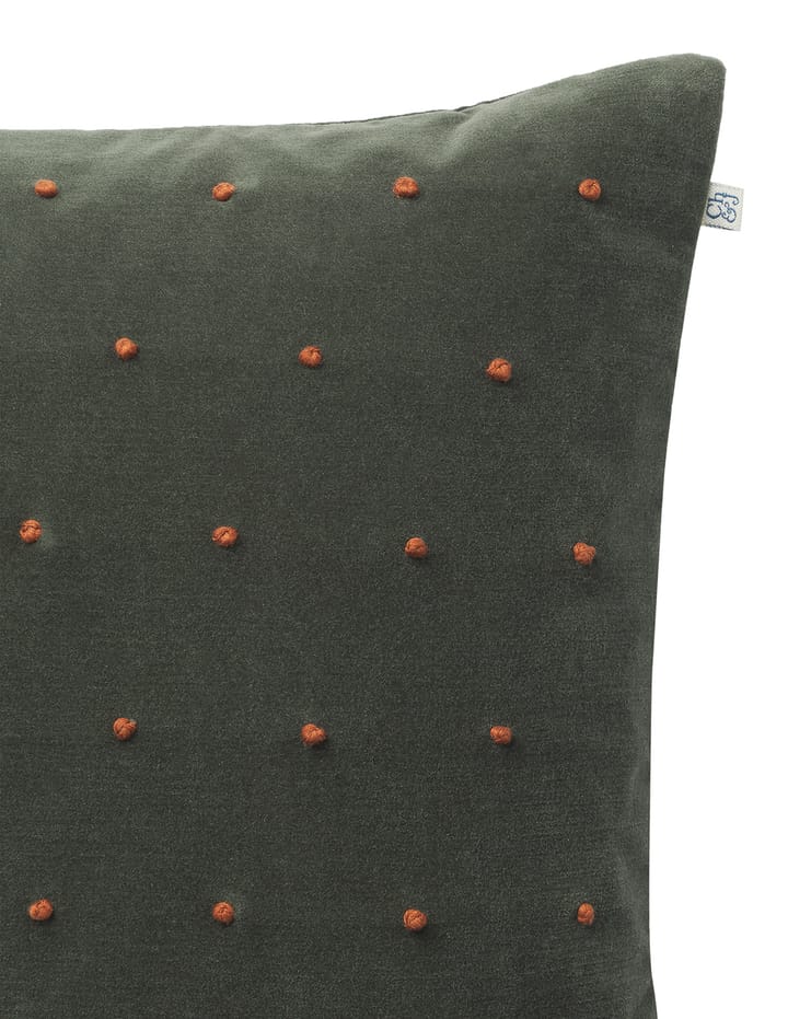 Fodera cuscino Roma 50x50 cm, Forest green-terracotta Chhatwal & Jonsson