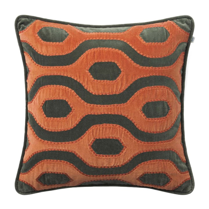 Fodera cuscino Varanasi 50x50 cm - Forest green-terracotta - Chhatwal & Jonsson