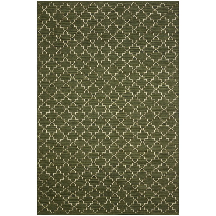 Tappeto New Geometric 234x323 cm - Verde melange, bianco sporco - Chhatwal & Jonsson