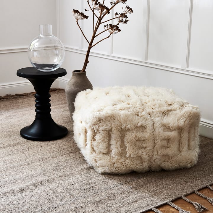 Pouf Casablanca 55x55 cm, bianco Classic Collection