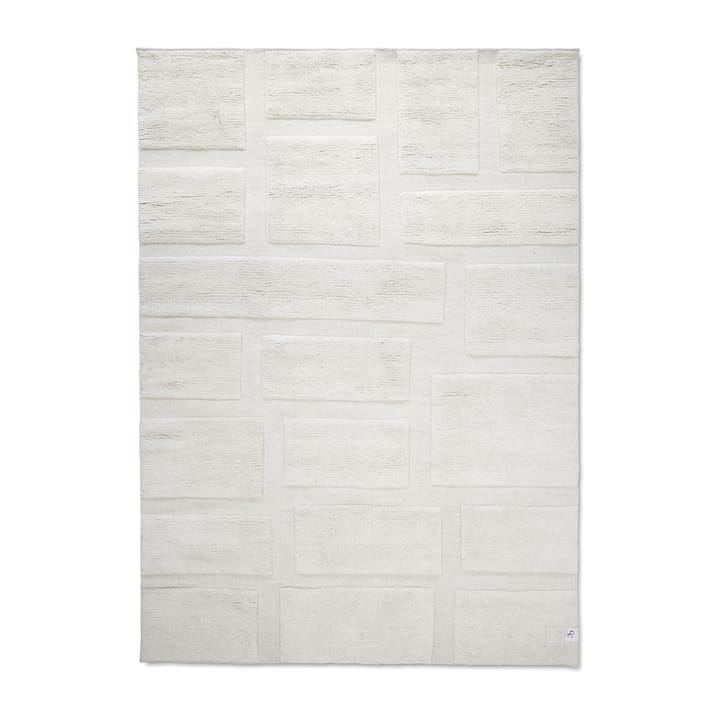 Tappeto in lana Bricks, 170x230 cm - Avorio - Classic Collection