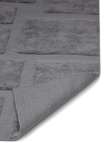 Tappeto in lana Bricks, 170x230 cm - Grigio - Classic Collection