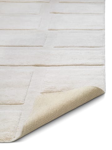 Tappeto in lana Bricks, 250x350 cm - Avorio - Classic Collection