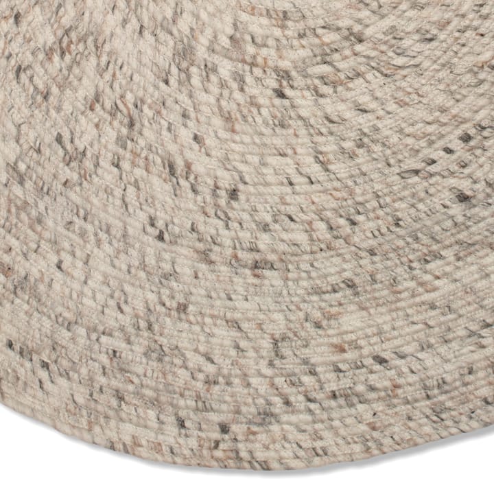 Tappeto in lana Merino rotondo Ø 200 cm, beige Classic Collection