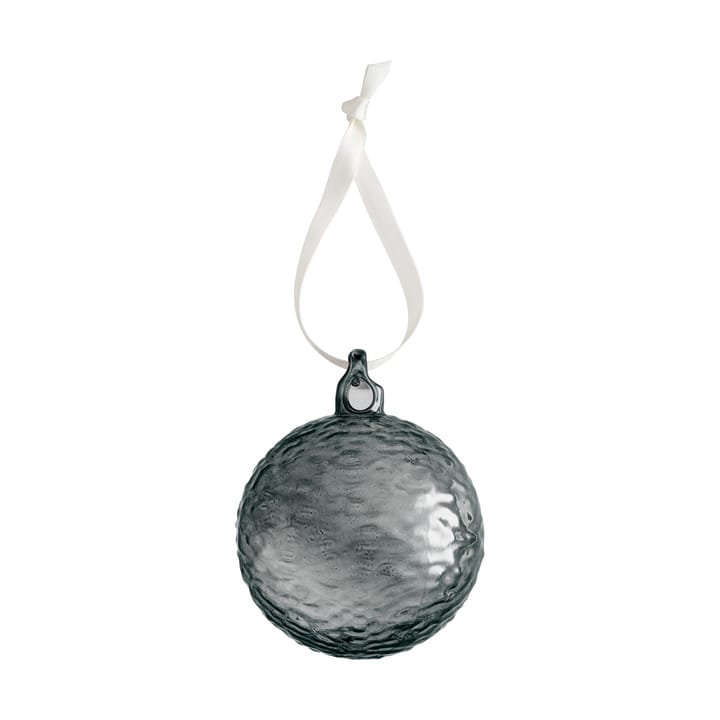 Pallina di Natale Gry Marble Ø8 cm, confezione da 4 - Fumo - Cooee Design