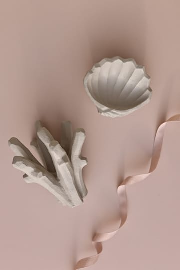 Scultura The Clam Shell 13 cm - Limestone - Cooee Design