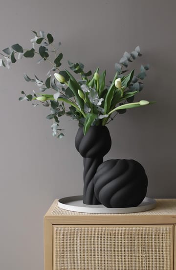 Vaso Twist pillar 34 cm - Nero - Cooee Design