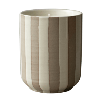 Candela profumata Burn 60 h - Stripe crema - DBKD