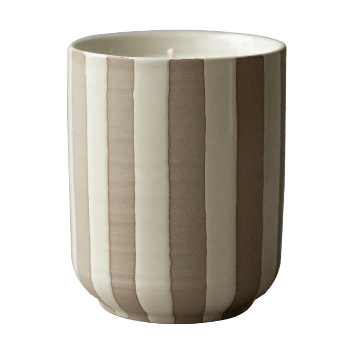 Candela profumata Burn 60 h - Stripe crema - DBKD