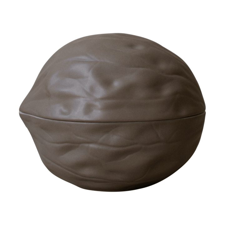 Ciotola Walnut con coperchio, Polvere DBKD