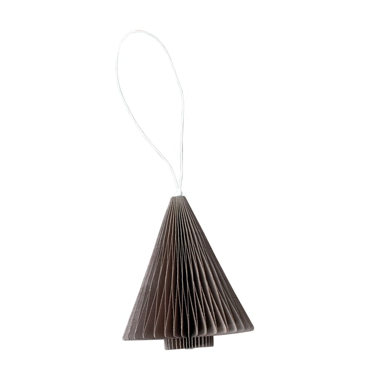 Decorazione natalizia Paper tree, 7 cm - Brown - DBKD