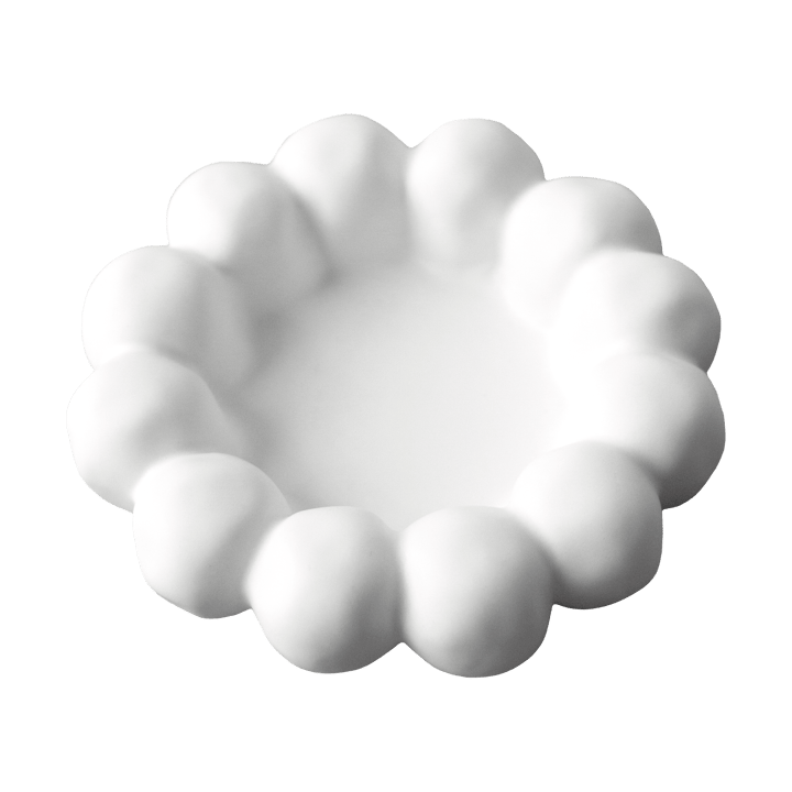 Piatto per candele Bright Ø17 cm - Bianco - DBKD