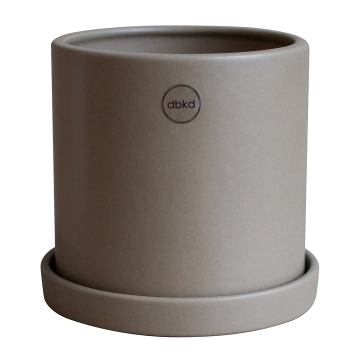 Vaso con sottovaso Grow Ø13 cm - Dust - DBKD