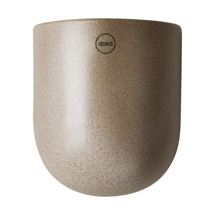 Vaso da parete Cut beige, Grande 17 cm DBKD