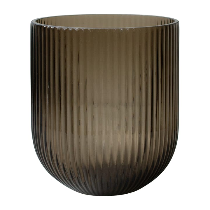 Vaso di vetro Simple Stripe, marrone - Medio - DBKD