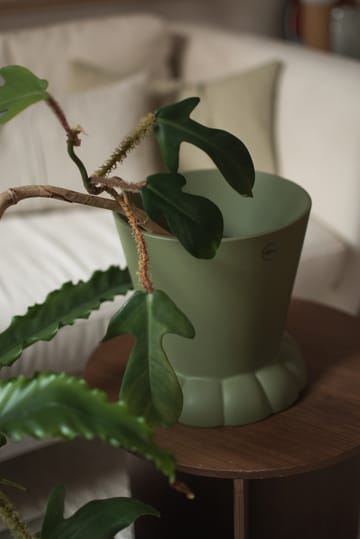 Vaso per fiori Flora Ø19 cm - Verde - DBKD