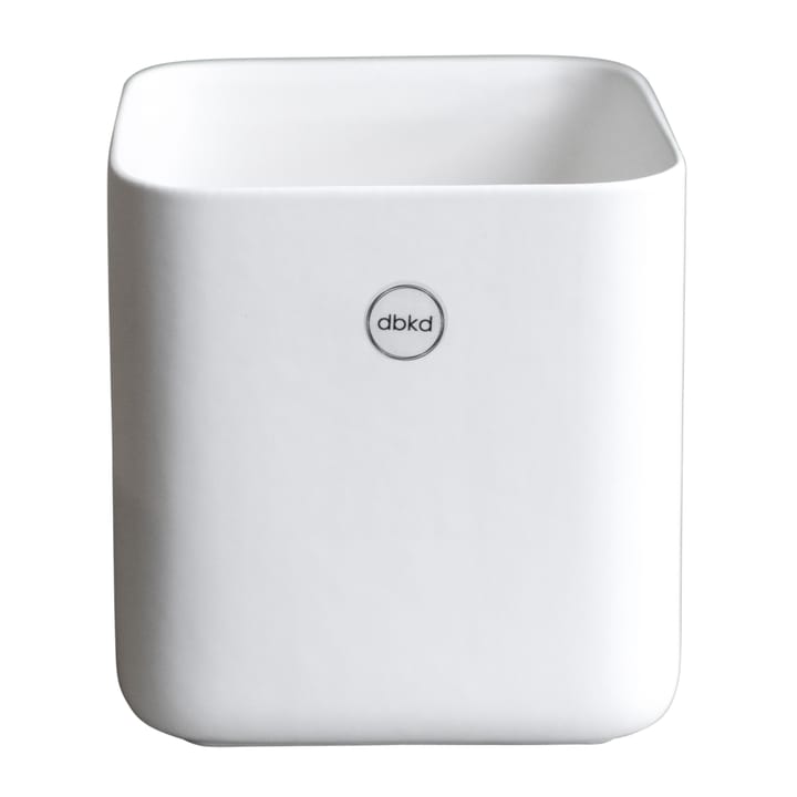 Vaso piccolo Cube Ø 13 cm - Bianco opaco - DBKD